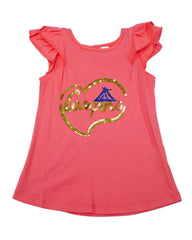 Blusa para niña Salmon