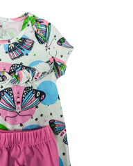 Conjunto para recien nacida niña Mariposas