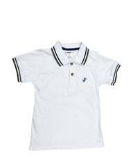 Polo para niño Blanco