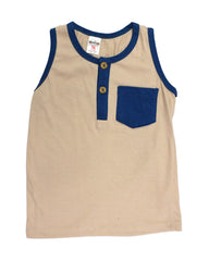 Camiseta para recien nacido niño Beige