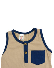 Camiseta para recien nacido niño Beige